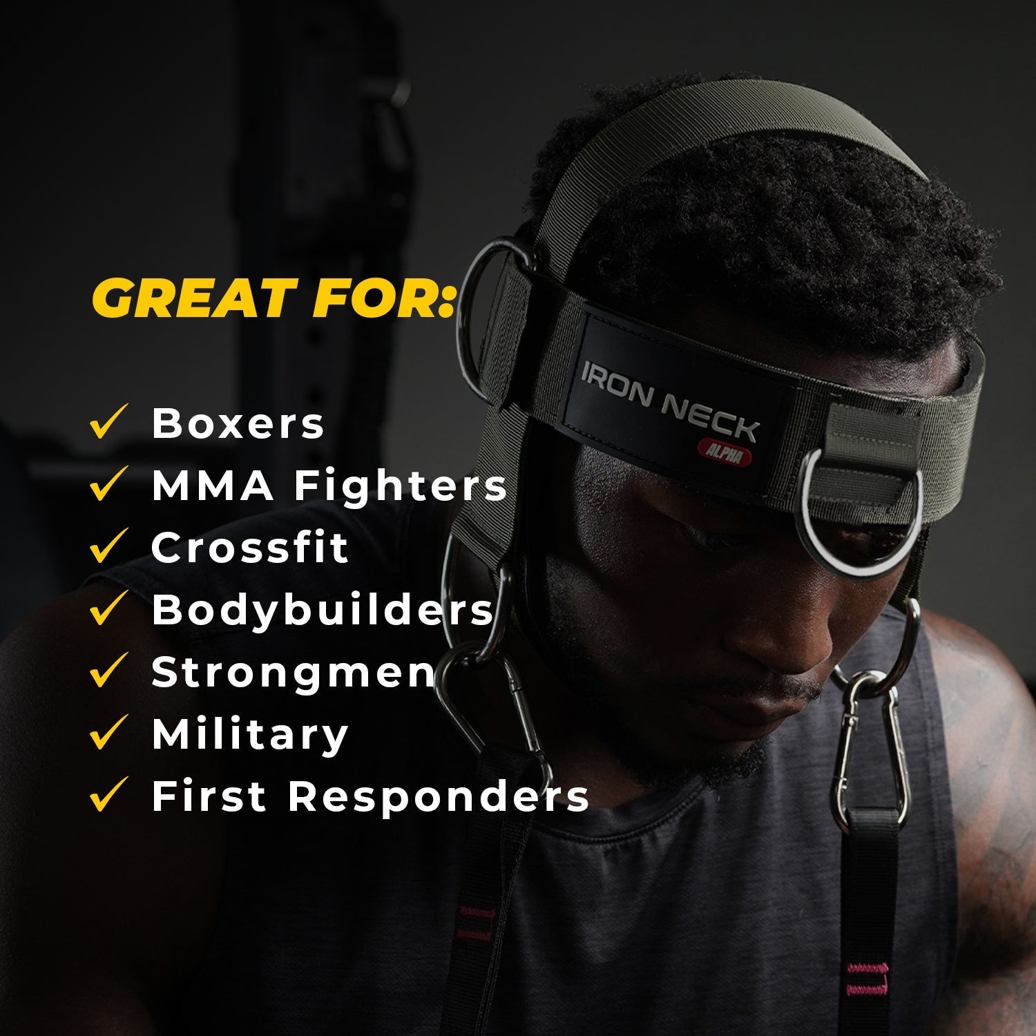 Alpha Harness Neck Harnesses Iron Neck